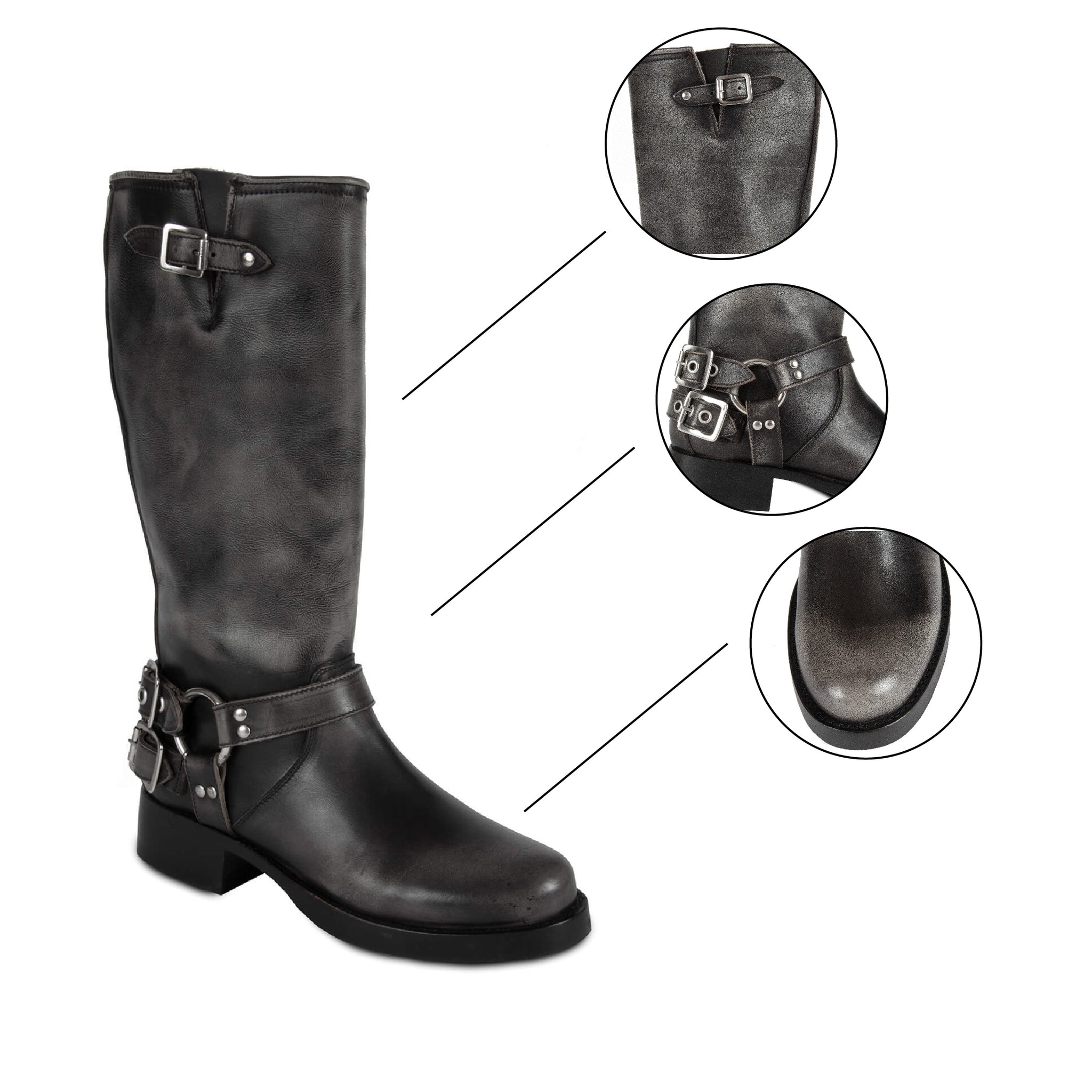 TALL BIKER GRAY – URBNKICKS